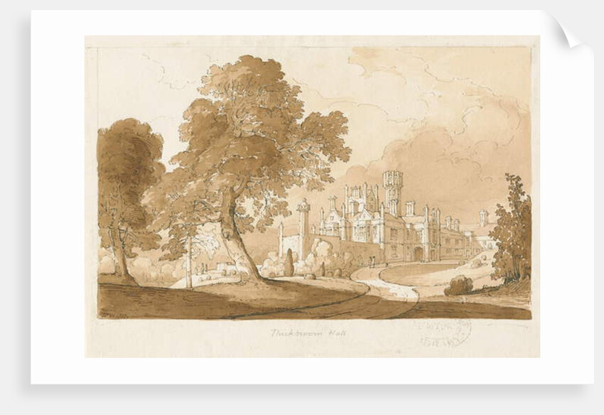 Thickbroom Hall [Manley Hall] by Thomas Peploe Wood