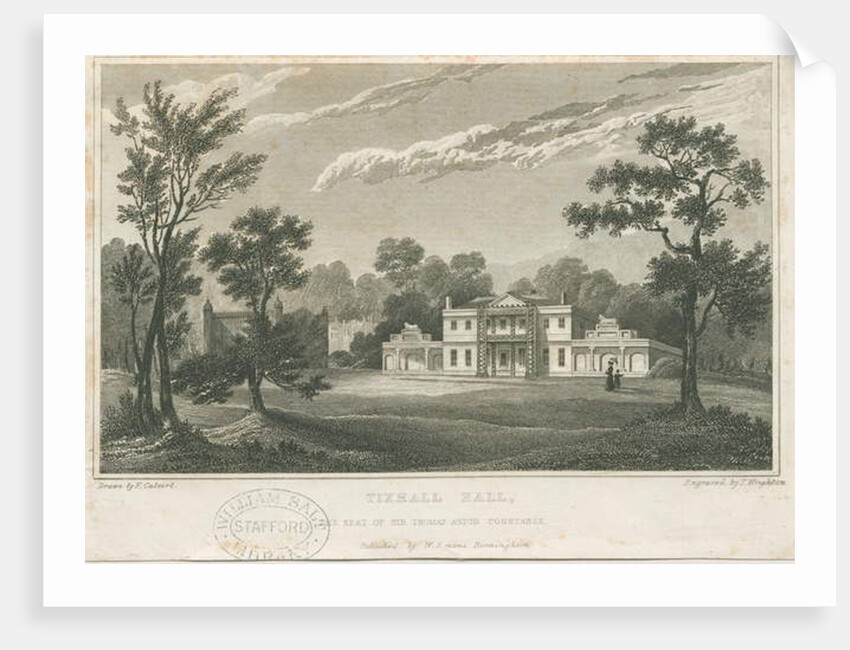 Tixall Hall by Frederick Calvert