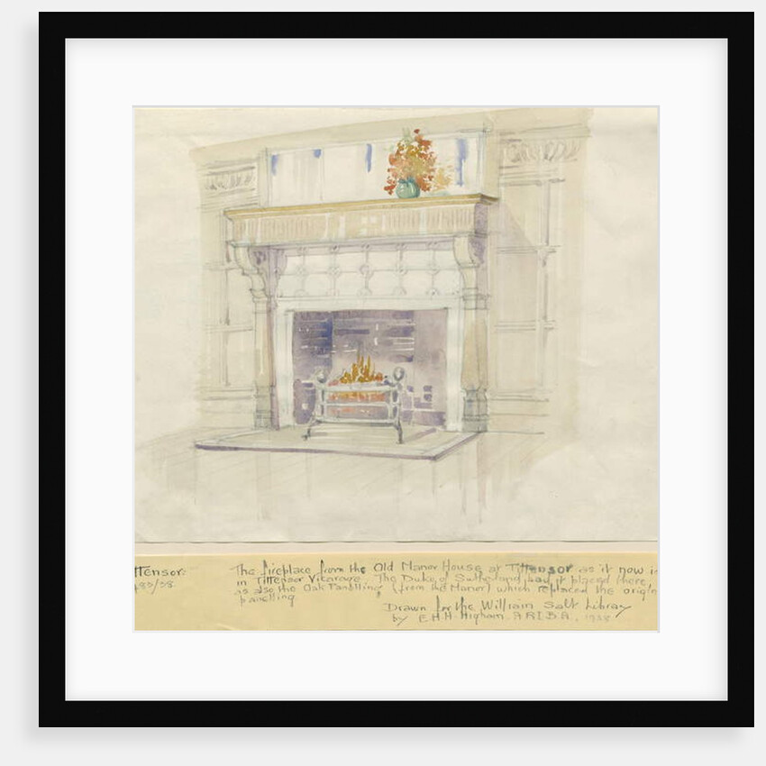 Tittensor - Fireplace from Manor House by School English