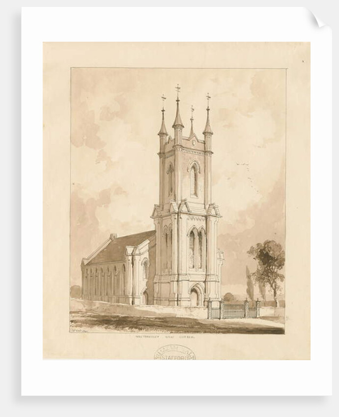 West Bromwich Church [New] by Thomas Peploe Wood