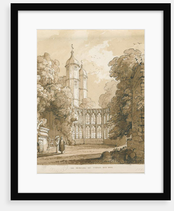 Tixall Hall by Thomas Peploe Wood