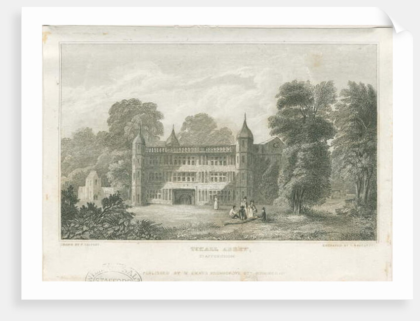 Tixall Hall - Gatehouse by Frederick Calvert