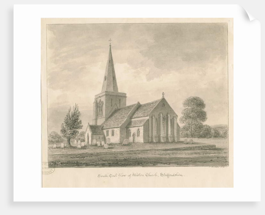 Weston-on-Trent Church by John Buckler