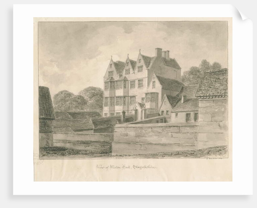 Weston-on-Trent - Hall by George Buckler