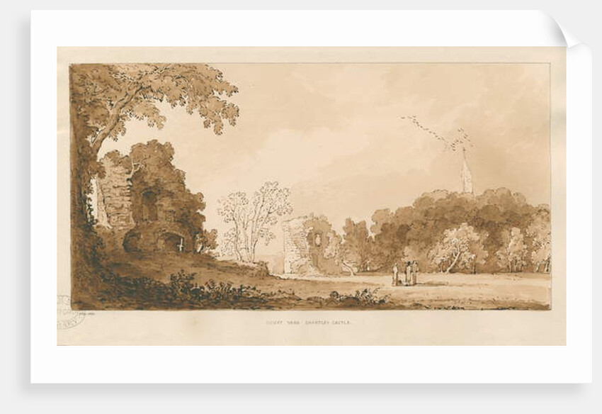 Chartley Castle by Thomas Peploe Wood