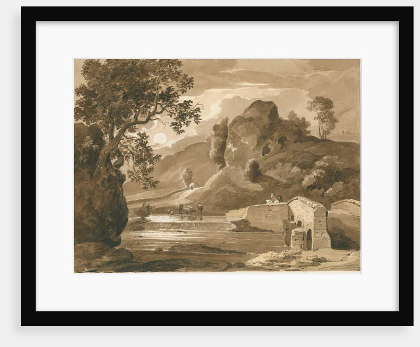 Wetton Mill - 'Nanny's Tor' by Thomas Peploe Wood