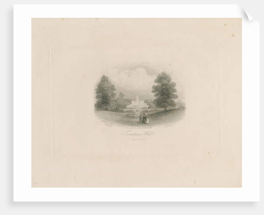 Trentham Hall: engraving by Frederick William Hulme