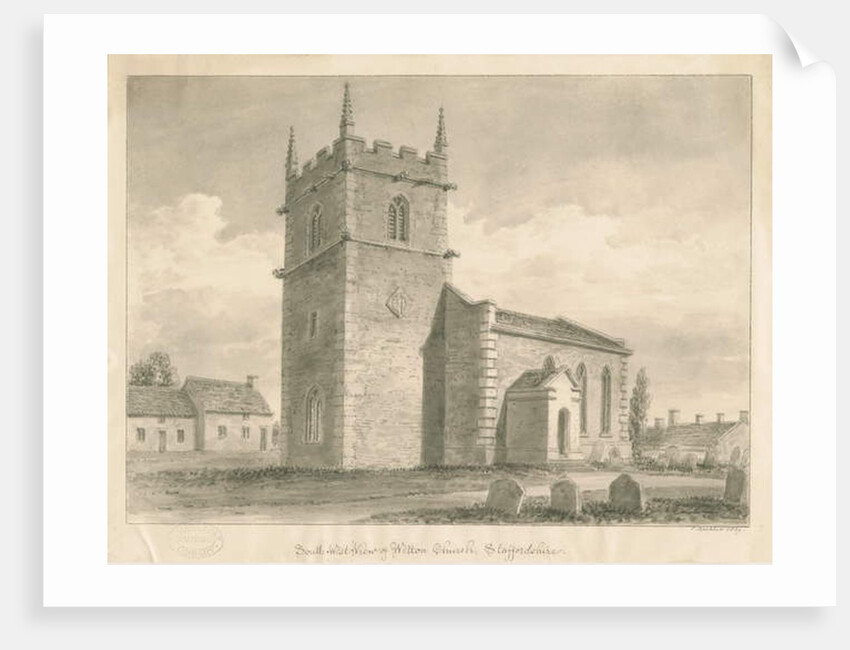 Wetton Church by John Buckler