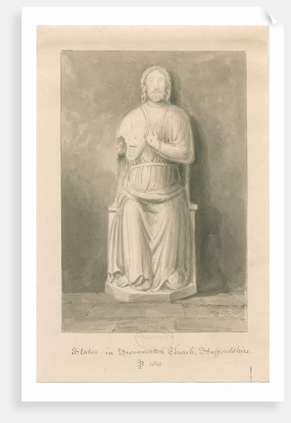 Swynnerton Church - Statue of Jesus Christ by John Buckler