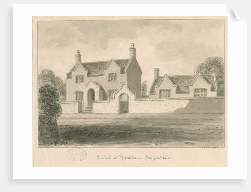 Trentham School by John Buckler