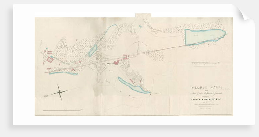 Talke - Clough Hall: lithograph, nd [1751-1819] by Anonymous Anonymous
