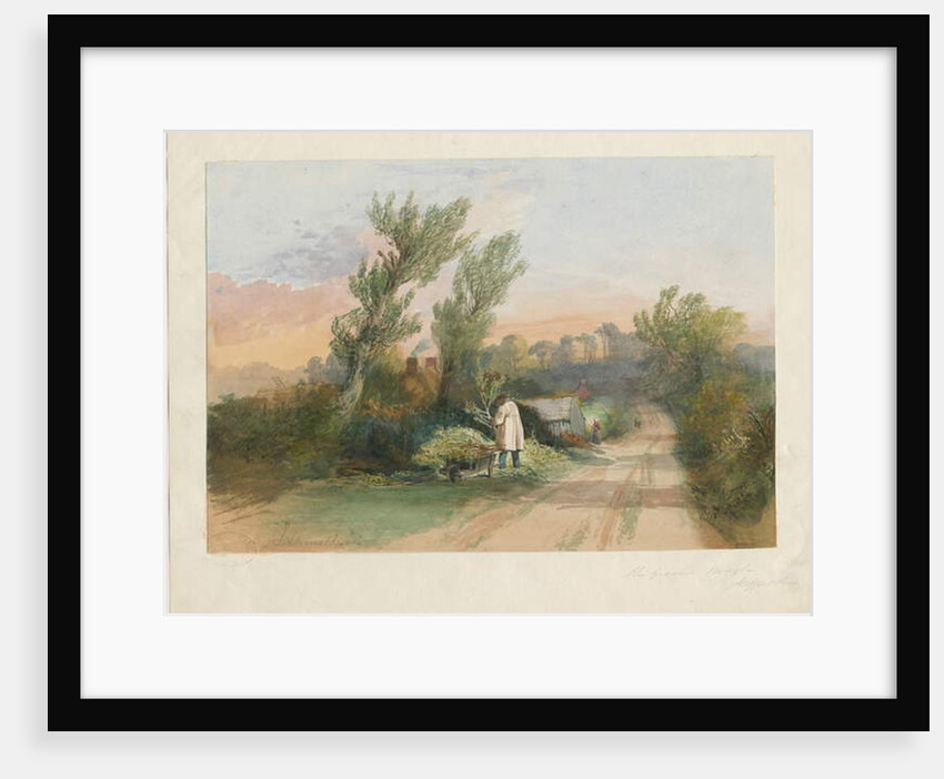 Trentham - 'The Green Bough': water colour painting by School English