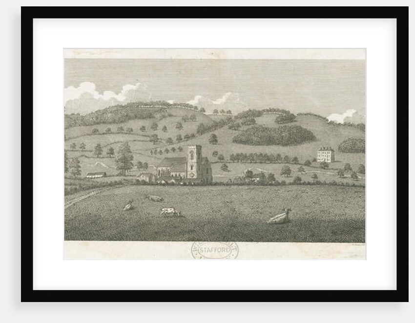 Wolseley - Colwich Church and Oakedge House by Stebbing Shaw