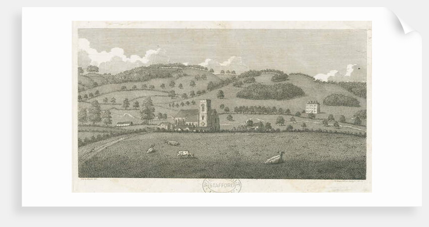 Wolseley - Colwich Church and Oakedge House by Stebbing Shaw