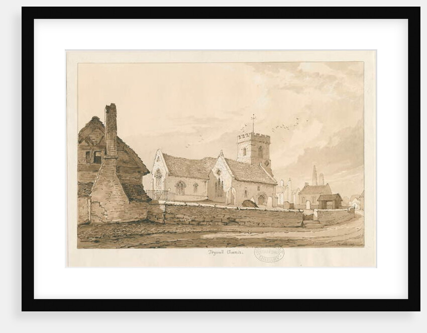 Trysull Church by Thomas Peploe Wood