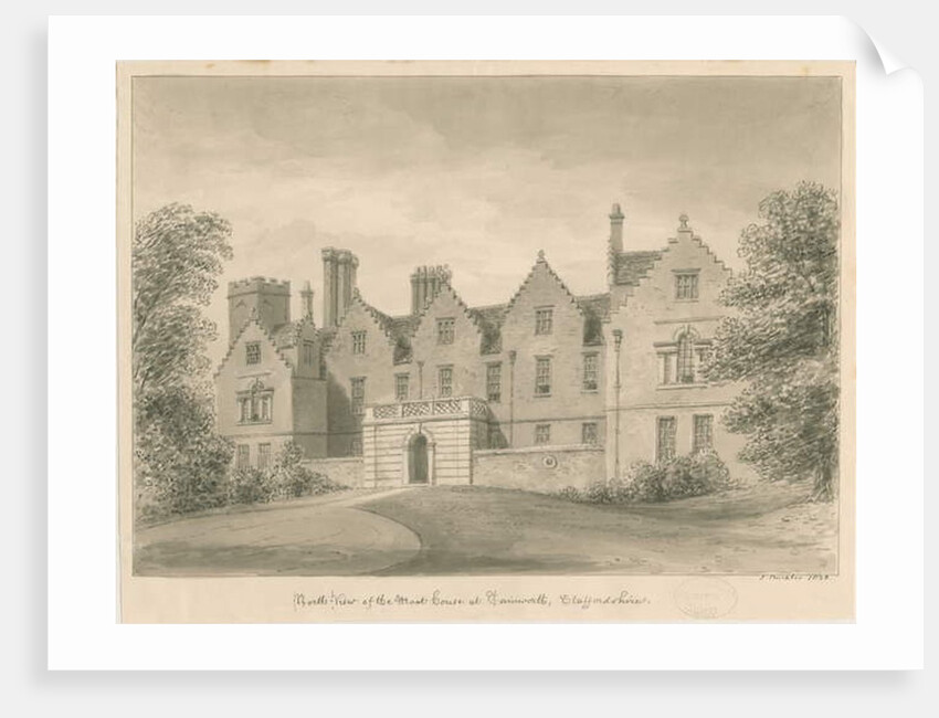 Tamworth - The Moat House by John Buckler