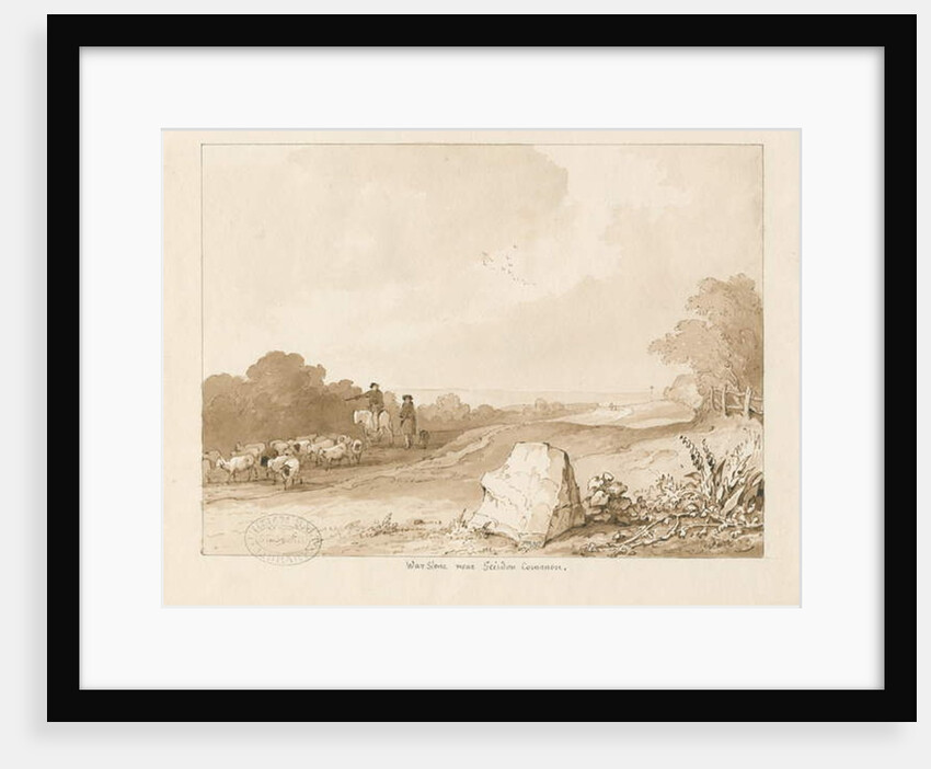 Trysull - 'War Stone near Seisdon Common' by Thomas Peploe Wood