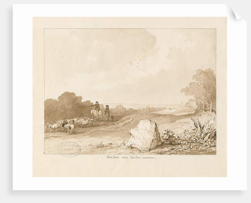 Trysull - 'War Stone near Seisdon Common' by Thomas Peploe Wood