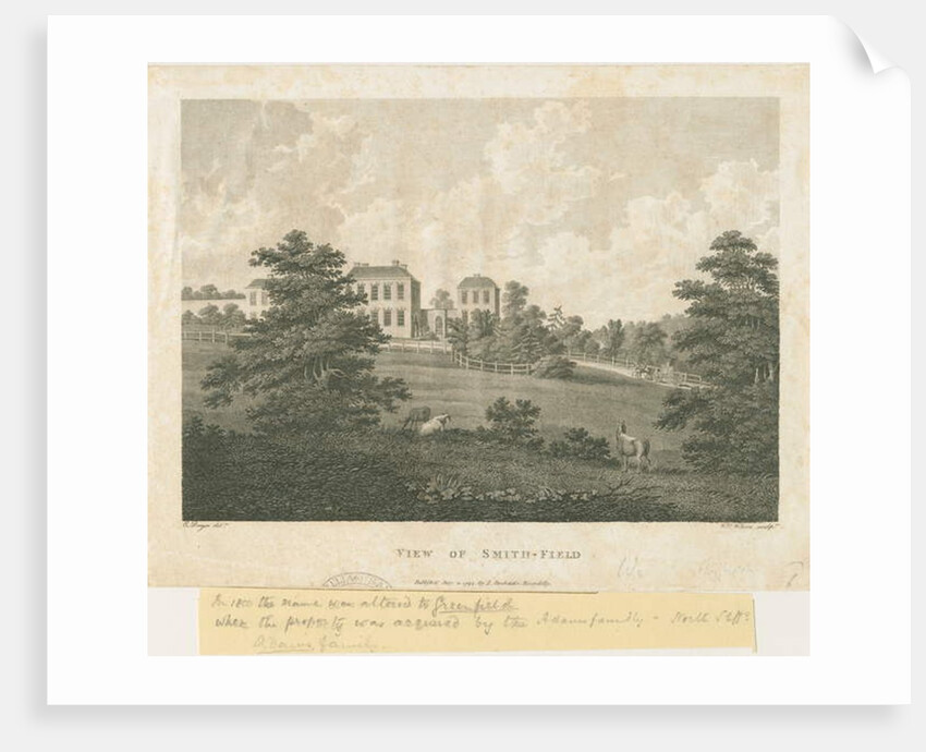 Wolstanton - 'View of Smith-Field' by Edward Dayes