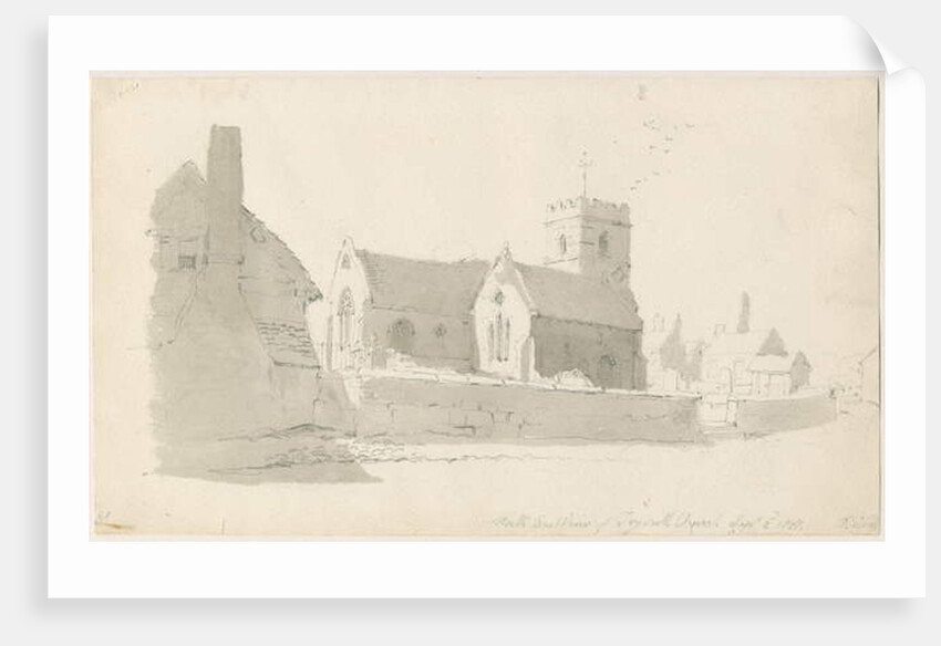 Trysull Church by Thomas Peploe Wood