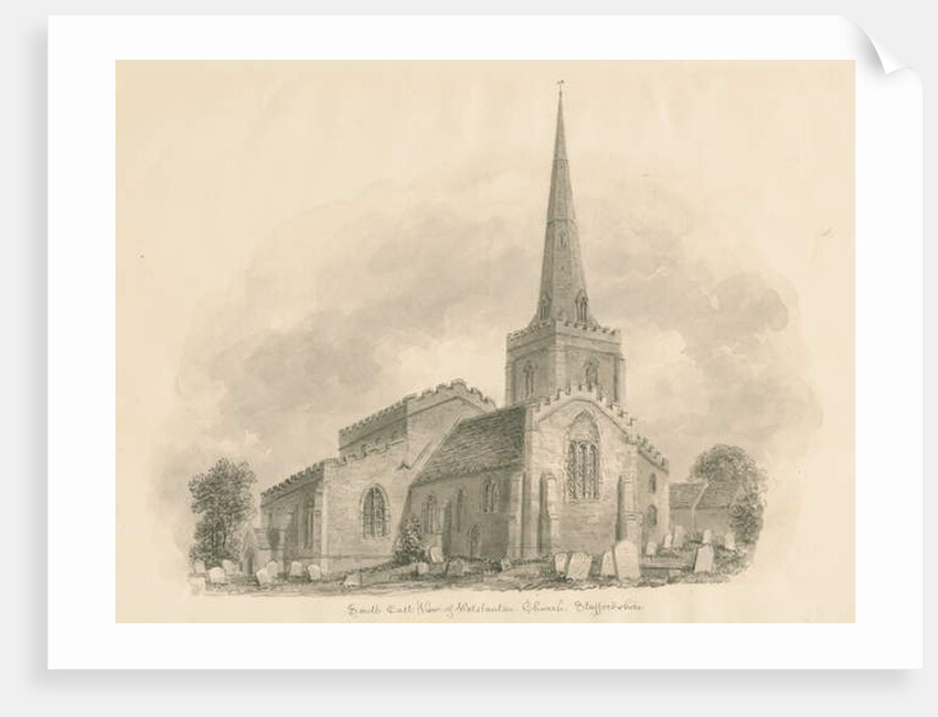 Wolstanton Church by John Buckler