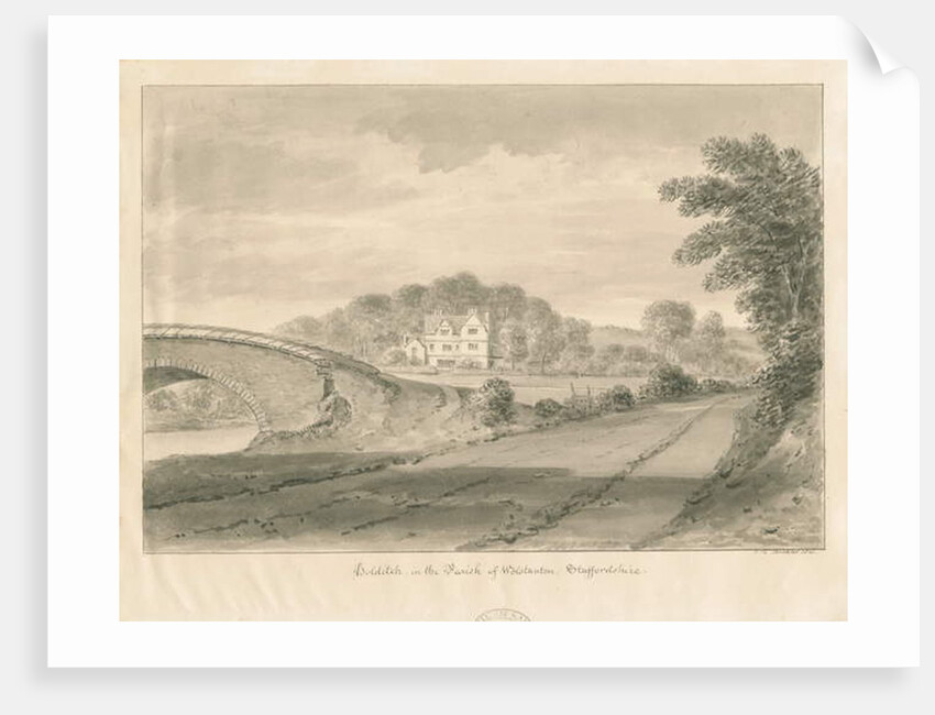 Wolstanton - 'Holditch' by John Chessell Buckler