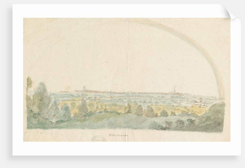 Wolverhampton - Distant view from the Heights of Tettenhall by Stebbing Shaw