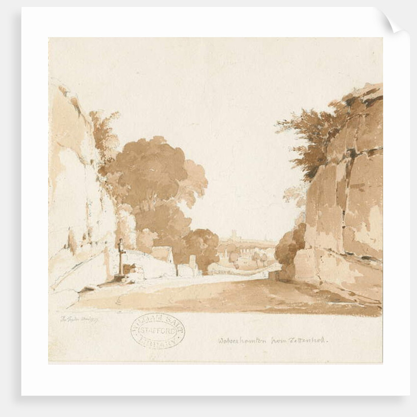 Wolverhampton - Distant view from Tettenhall by Thomas Peploe Wood