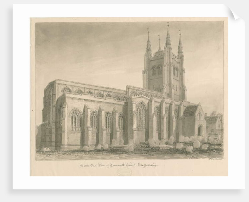 Tamworth Church by John Buckler