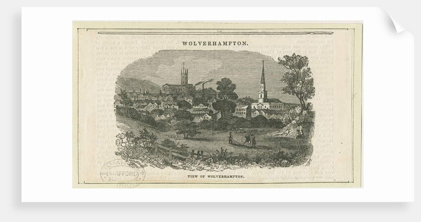 Wolverhampton - Distant view [from the Penn Road] by School English