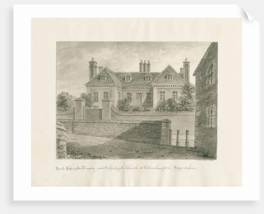 Wolverhampton - The Deanery House by John Buckler