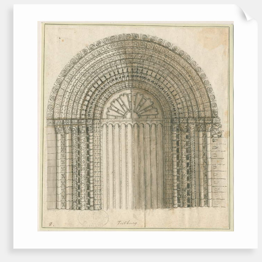 Tutbury Priory Church - Arch in West Door by Stebbing Shaw