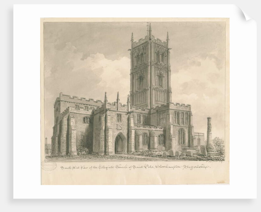 Wolverhampton - St. Peter's Church by John Buckler