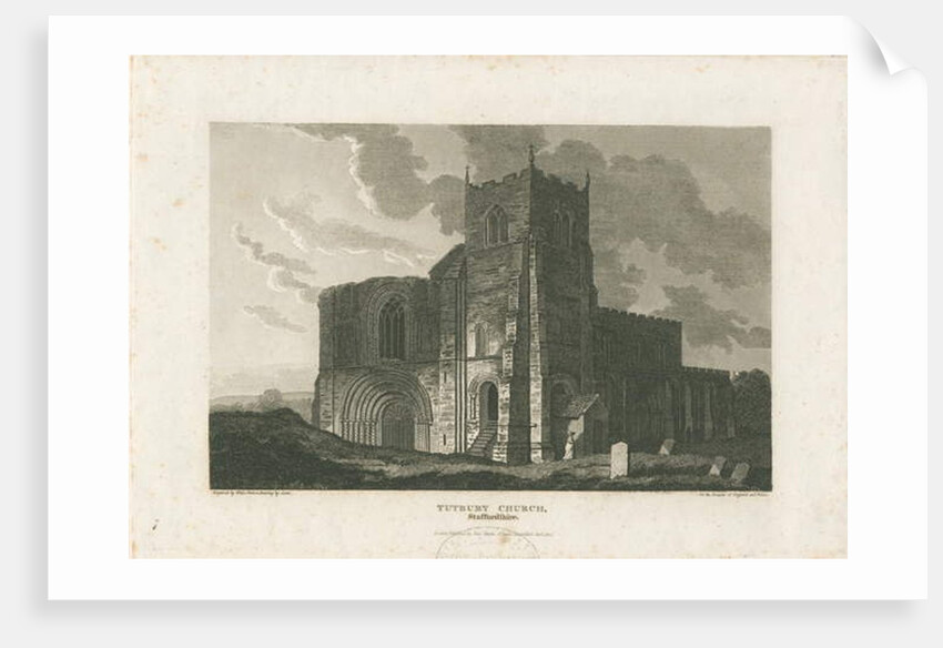 Tutbury Priory Church by William Carter