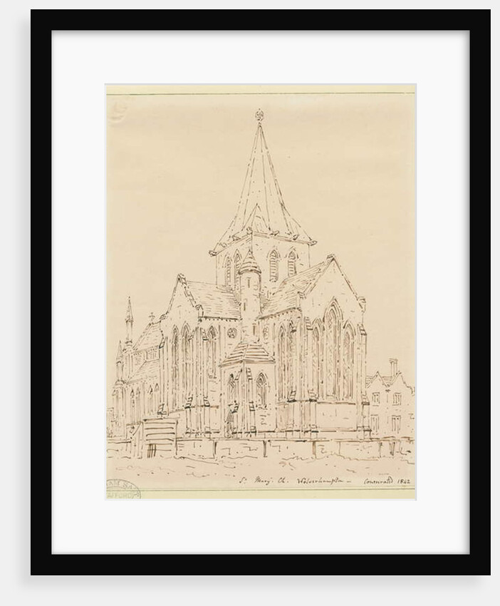 Wolverhampton - St. Mary's Church by Thomas Peploe Wood