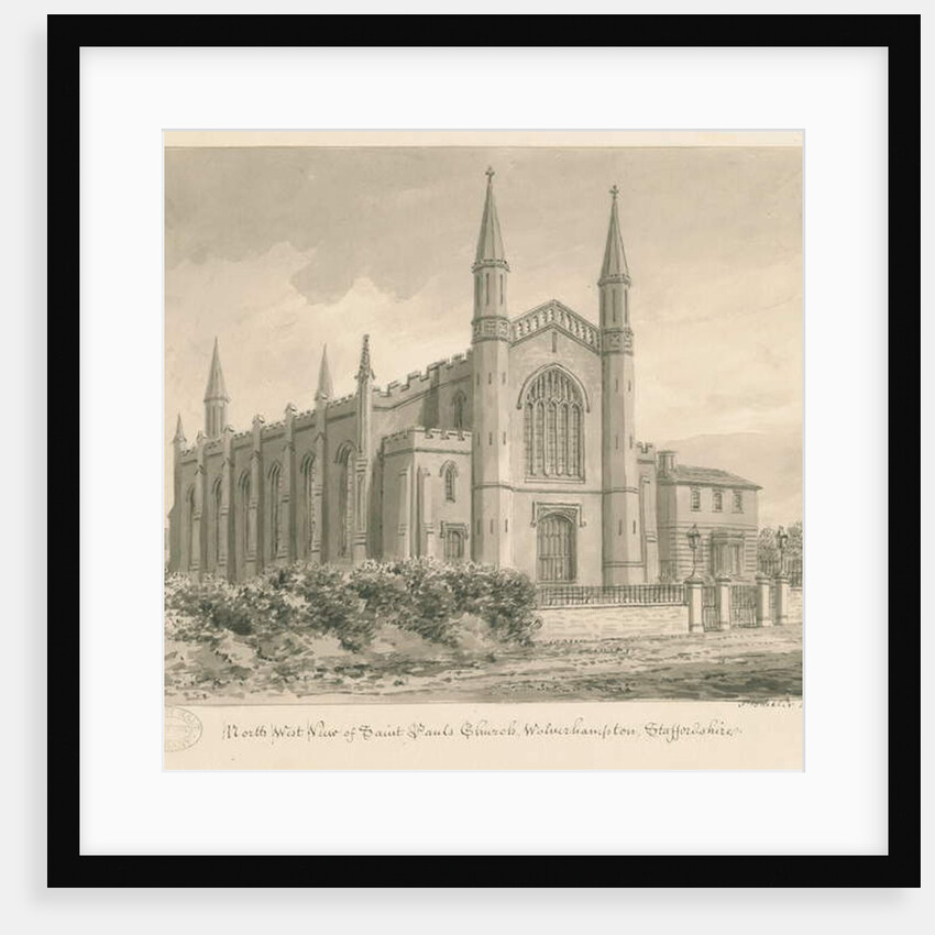 Wolverhampton - St. Paul's Church by John Buckler