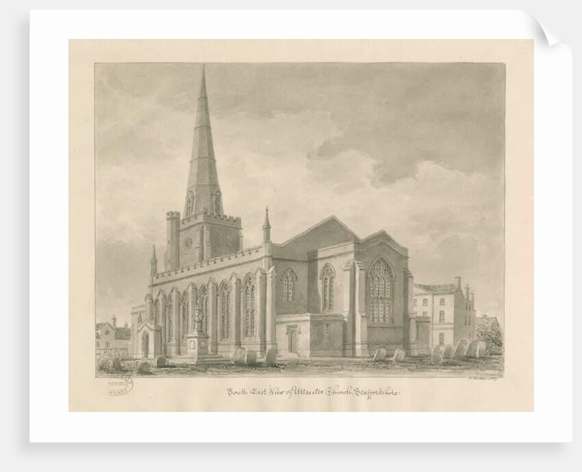 Uttoxeter Church [New] by John Buckler