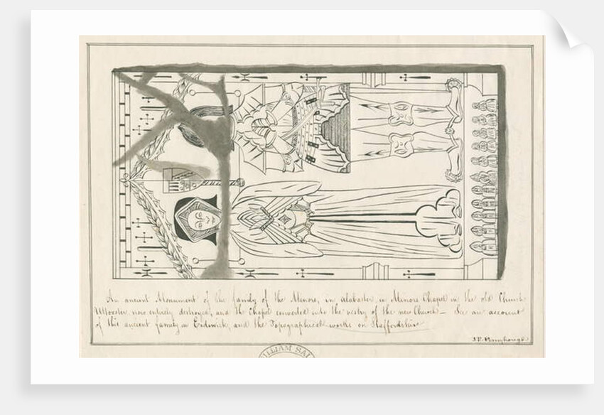Uttoxeter Church - Tomb of the Minors Family by John Robert Fernyhough