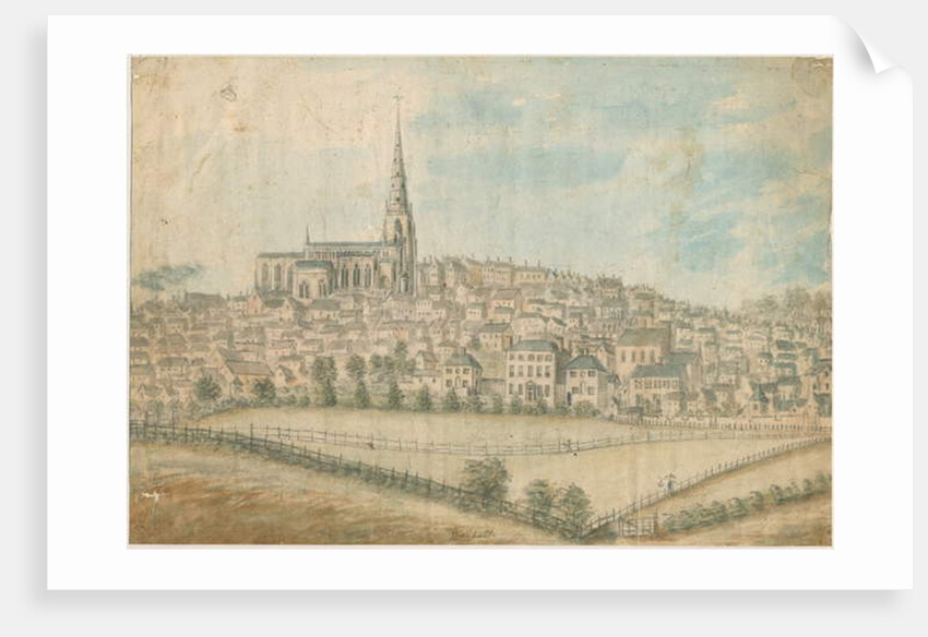 Walsall Town - North West View by Stebbing Shaw