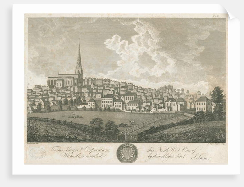 Walsall Town - North West View by Stebbing Shaw