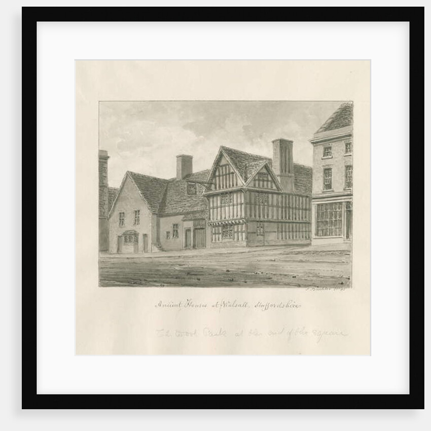 Walsall Town - Ancient House by John Buckler