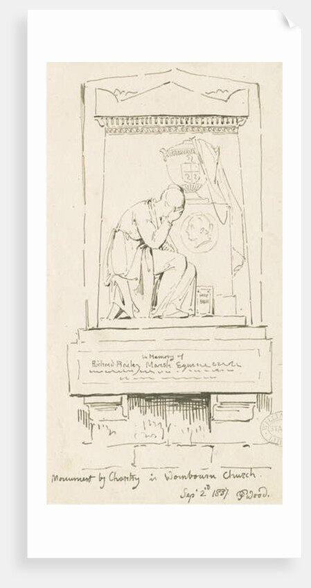 Wombourne Church - Monument to Richard Bailey Marsh by Thomas Peploe Wood