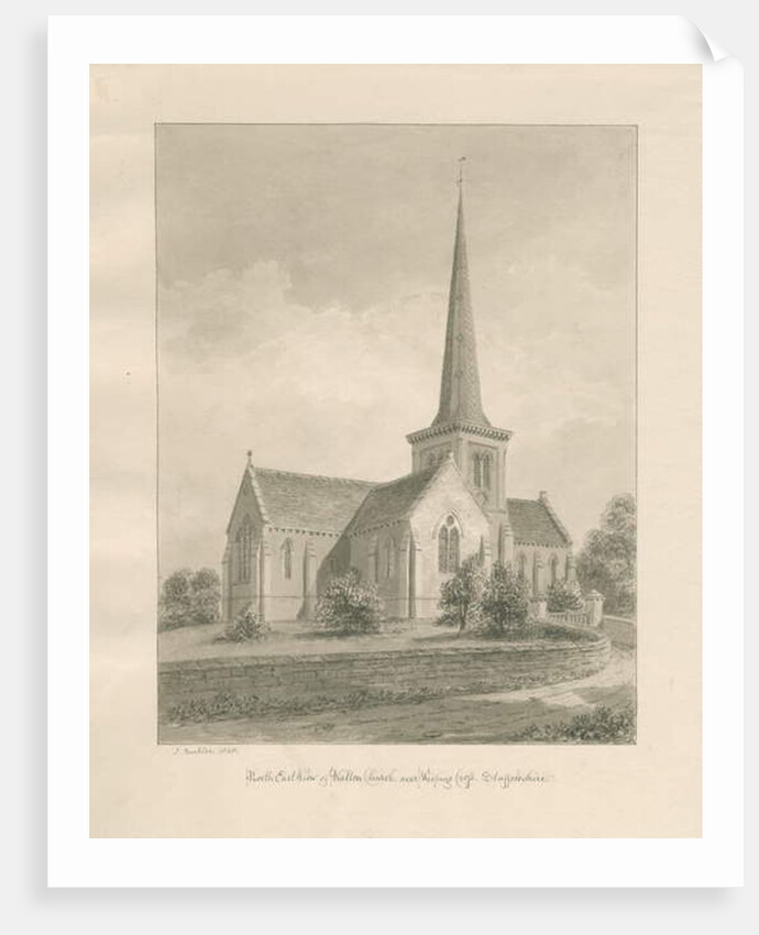 Walton-on-the-Hill Church by John Buckler