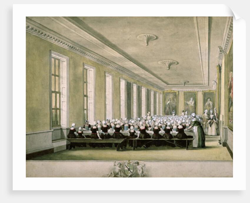 The Girls' Dining Room of the Foundling Hospital, 1773 by John Sanders