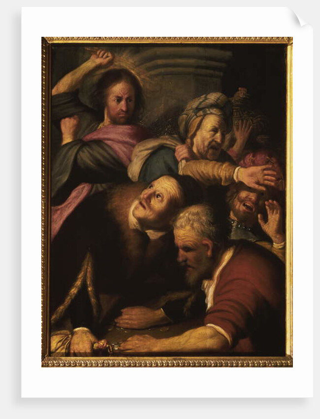Christ Driving the Moneychangers from the Temple, 1626 by Rembrandt Harmensz. van Rijn
