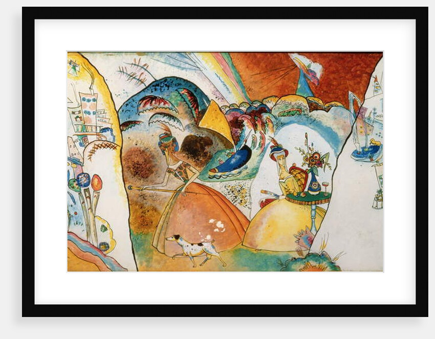 Ladies in a Landscape, 1918 by Wassily Kandinsky