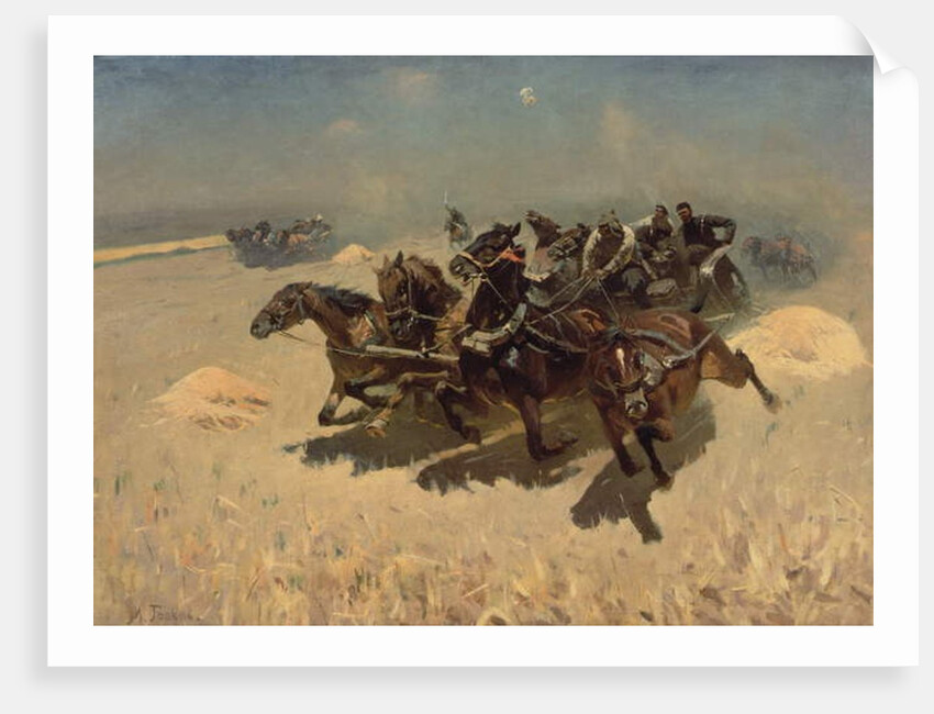 Tachanka, 1925 by Mitrofan Borisovic Grekov