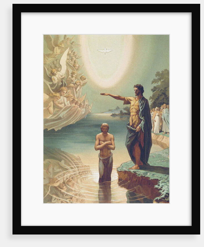 The Baptism of Christ, c.1860 by Grigori Grigorevich (after) Gagarin