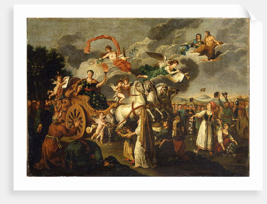 Catherine II Journeying Across Russia, 1787 by School Russian