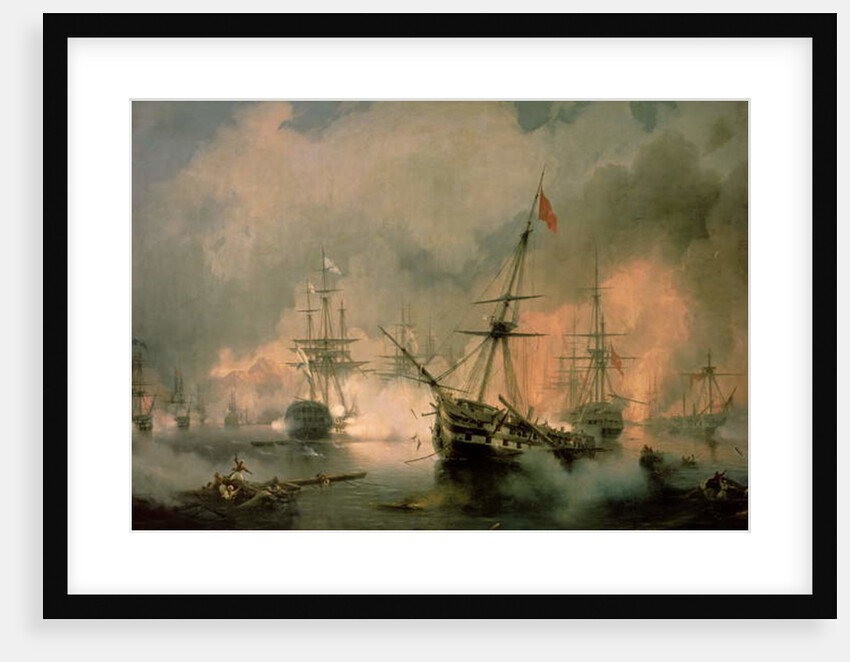 The Battle of Navarino, 20th October 1827, 1846 by Ivan Konstantinovich Aivazovsky